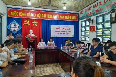 Họp Ban đại diện cha mẹ học sinh năm học 2023 – 2024